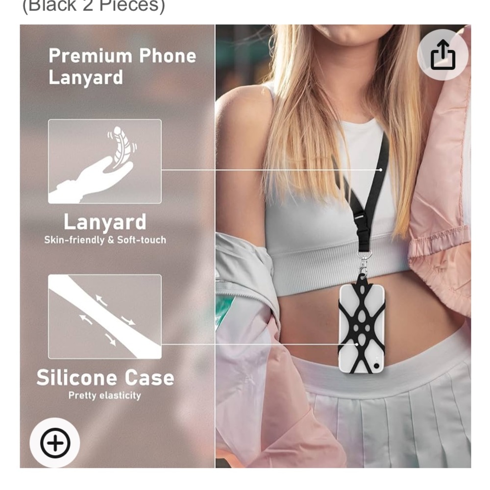 NWT Rocontrip Smartphone Lanyard